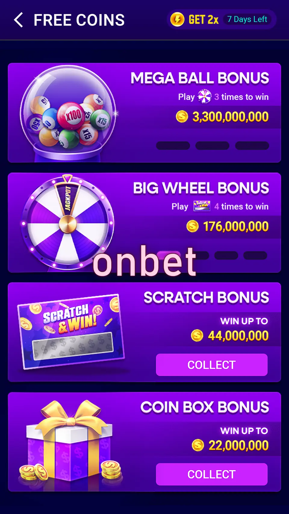 onbet Ảnh chụp màn hình - APK Chính thức